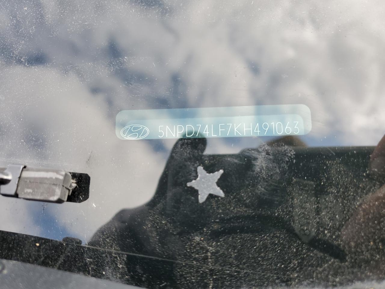 2019 Hyundai Elantra Se VIN: 5NPD74LF7KH491063 Lot: 66398874
