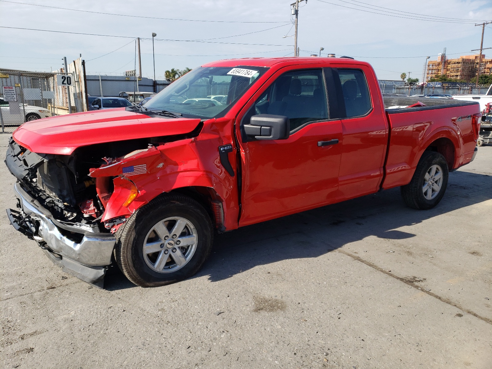 2022 Ford F150 Super Cab vin: 1FTEX1EP5NKE49411