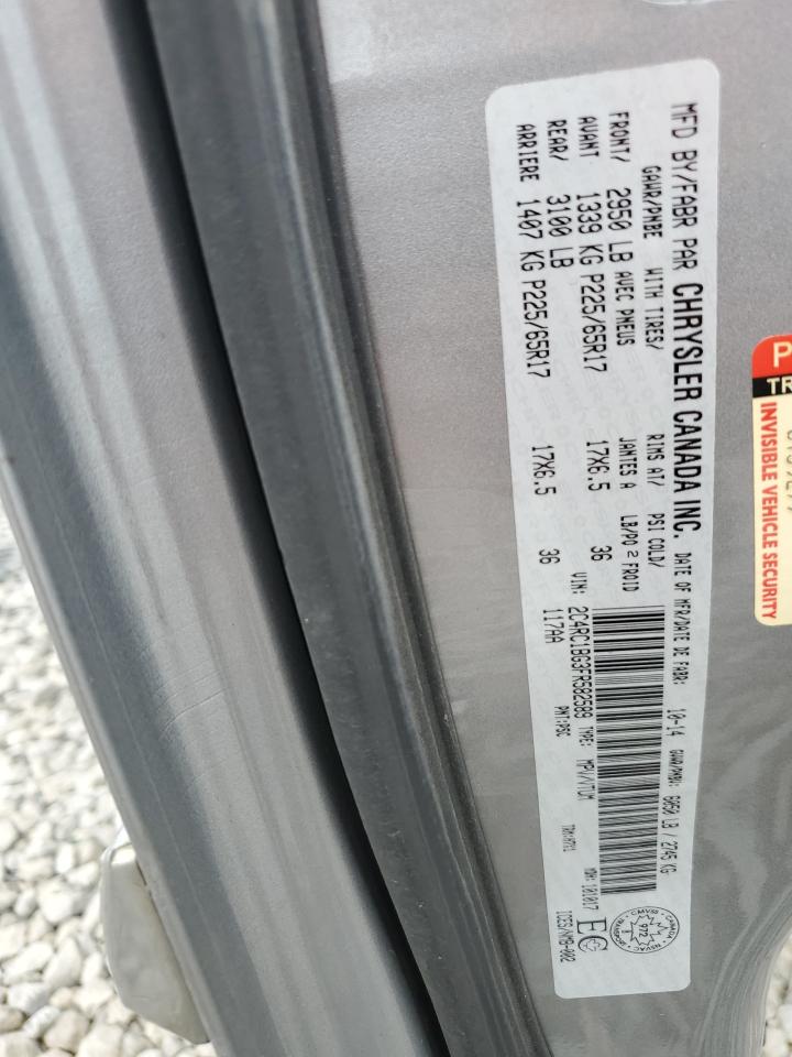 2015 Chrysler Town & Country Touring VIN: 2C4RC1BG3FR582589 Lot: 66404574