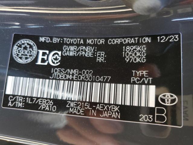 2024 TOYOTA COROLLA LE  