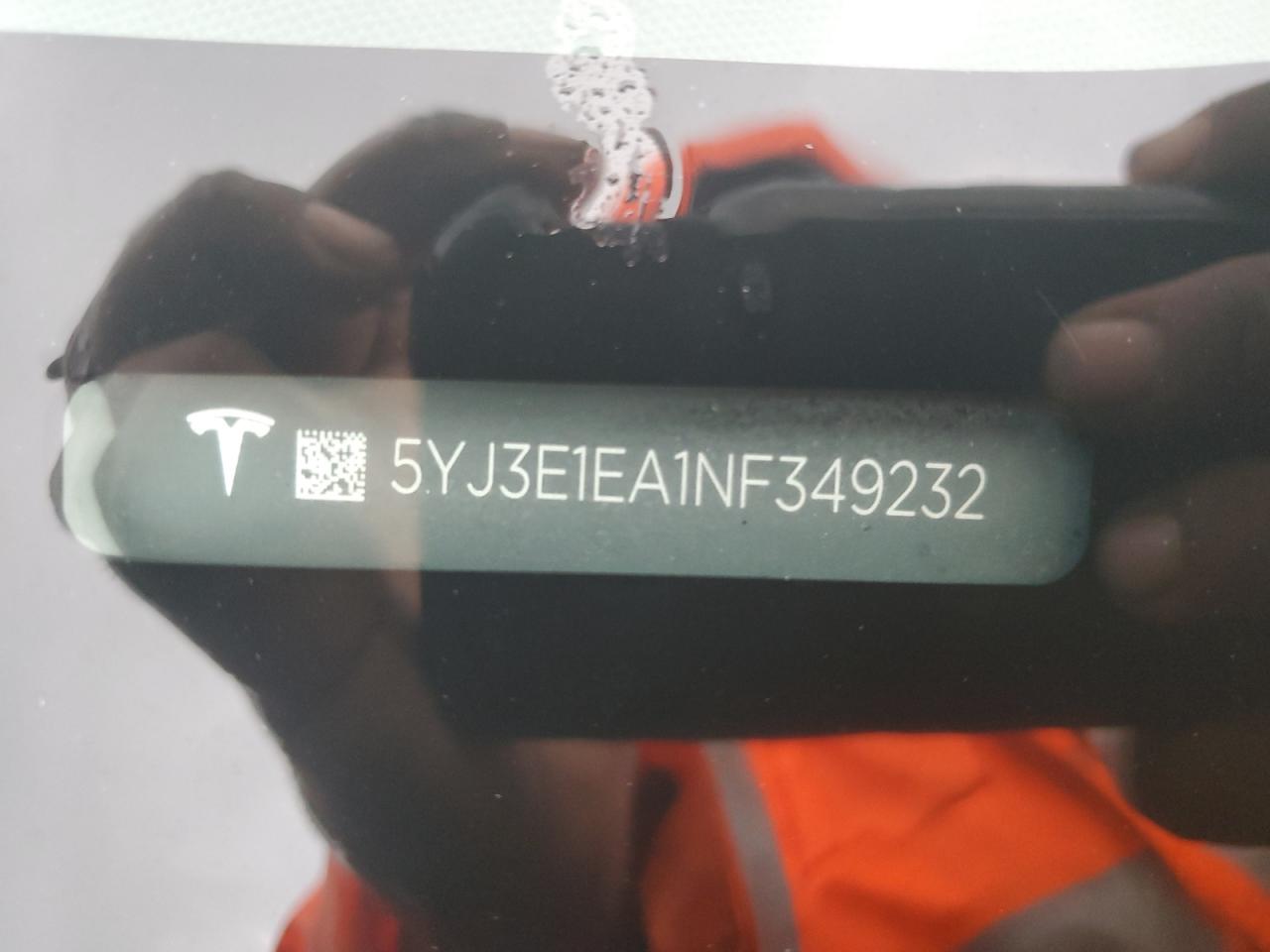 2022 Tesla Model 3 VIN: 5YJ3E1EA1NF349232 Lot: 66599054