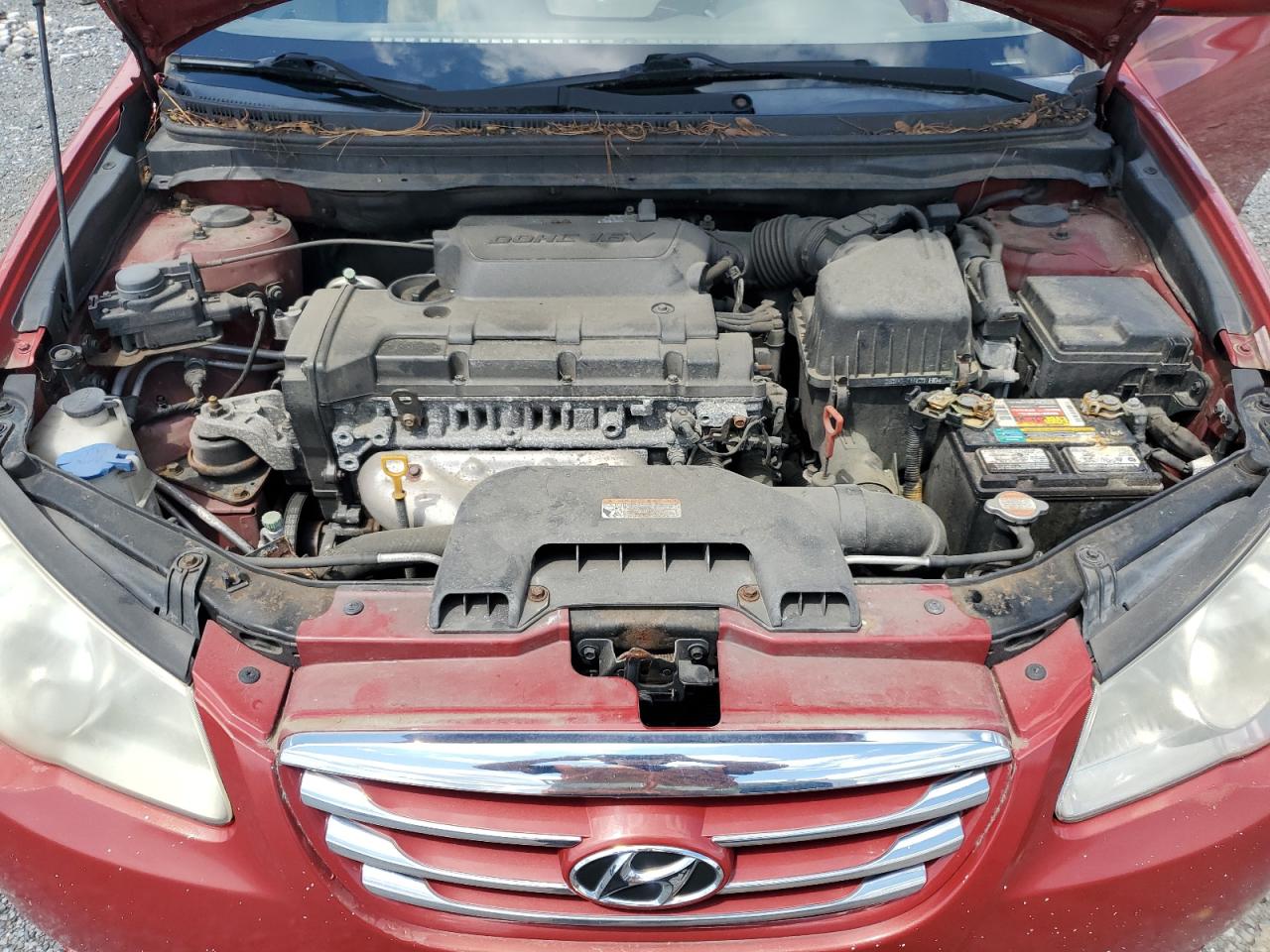 2010 Hyundai Elantra Blue VIN: KMHDU4AD7AU936556 Lot: 67252534