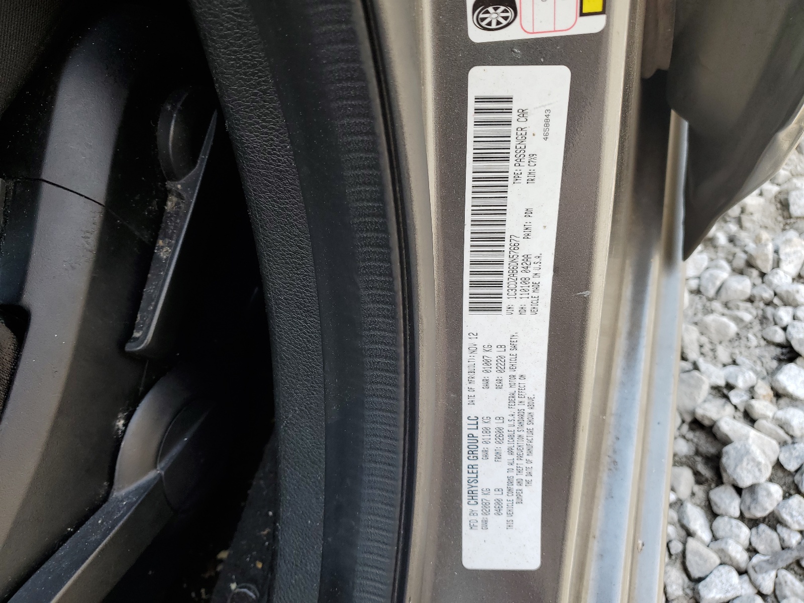 1C3CDZAB6DN576677 2013 Dodge Avenger Se