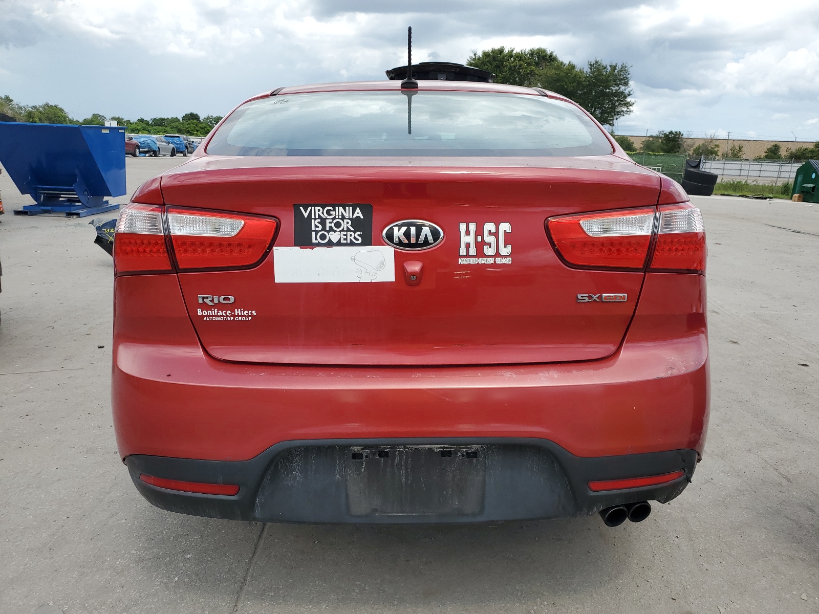 KNADN4A30F6429533 2015 Kia Rio Ex