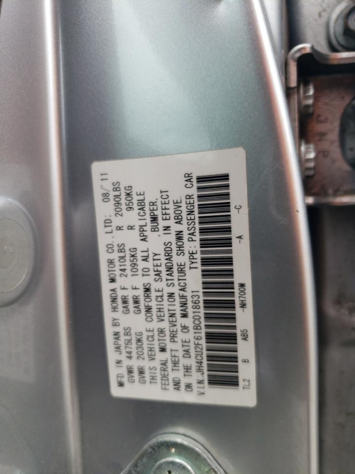 JH4CU2F61BC018631 2011 Acura Tsx