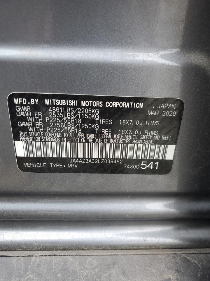 JA4AZ3A32LZ039462 2020 Mitsubishi Outlander Se