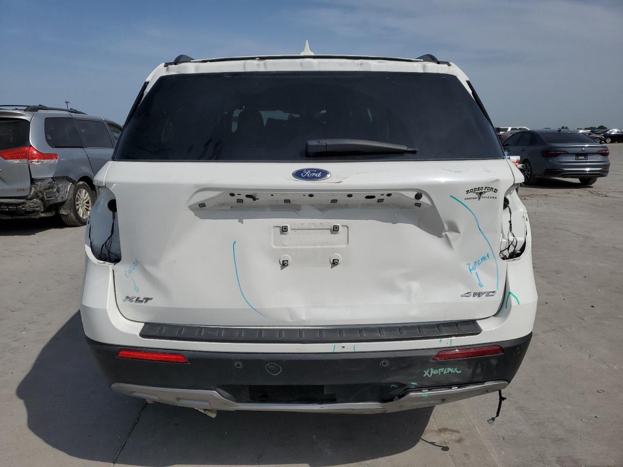 2022 Ford Explorer Xlt VIN: 1FMSK8DH0NGB53800 Lot: 65039304