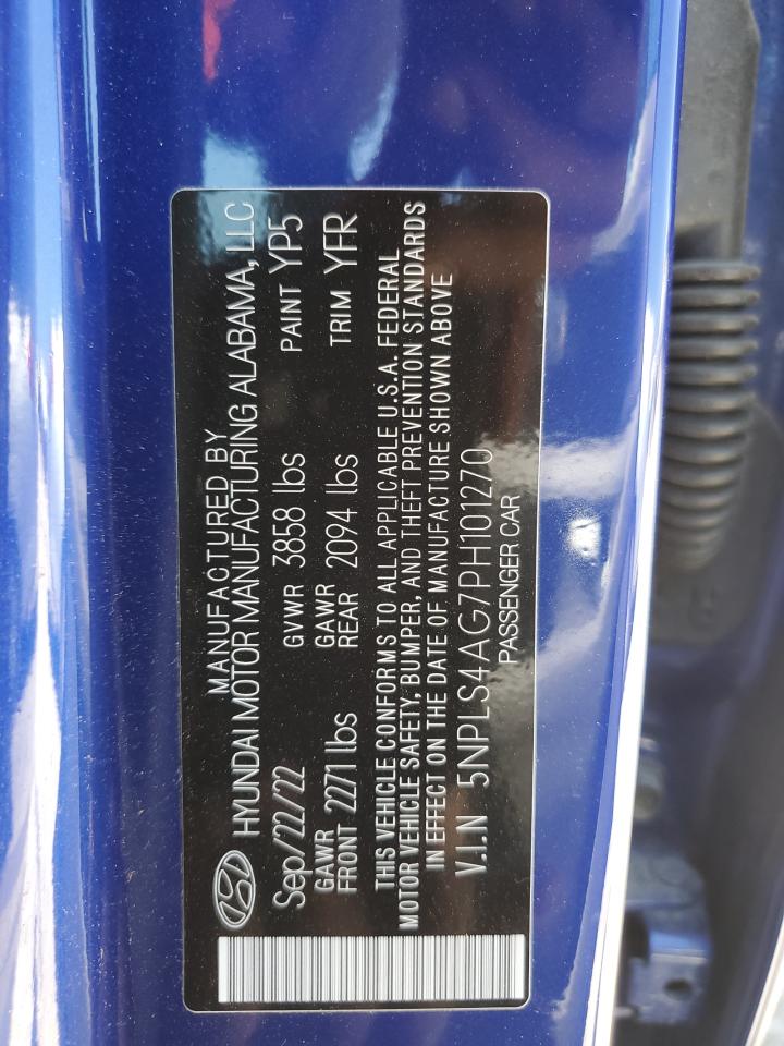 2023 Hyundai Elantra Sel VIN: 5NPLS4AG7PH101270 Lot: 64446484