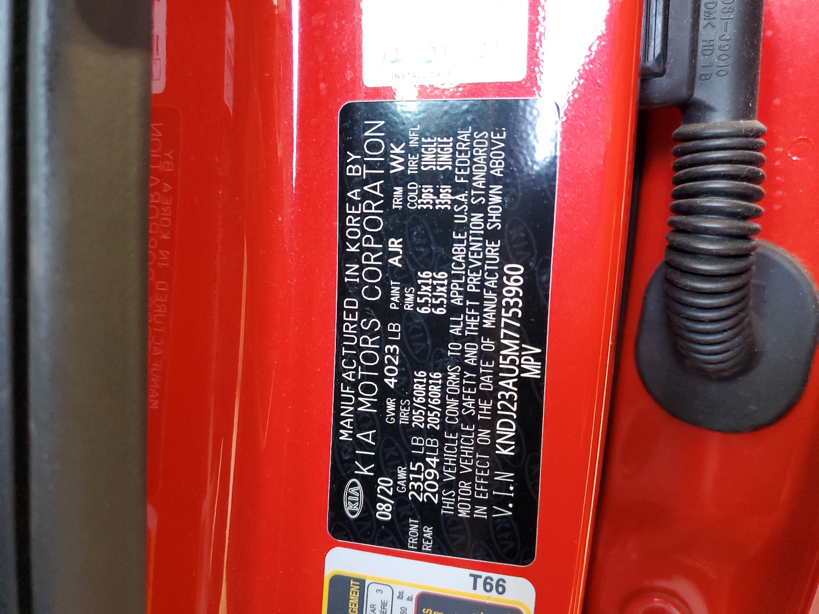 KNDJ23AU5M7753960 2021 Kia Soul Lx