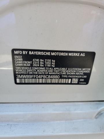 3MW89FF04P8C84880 BMW 3 Series 330XI 12