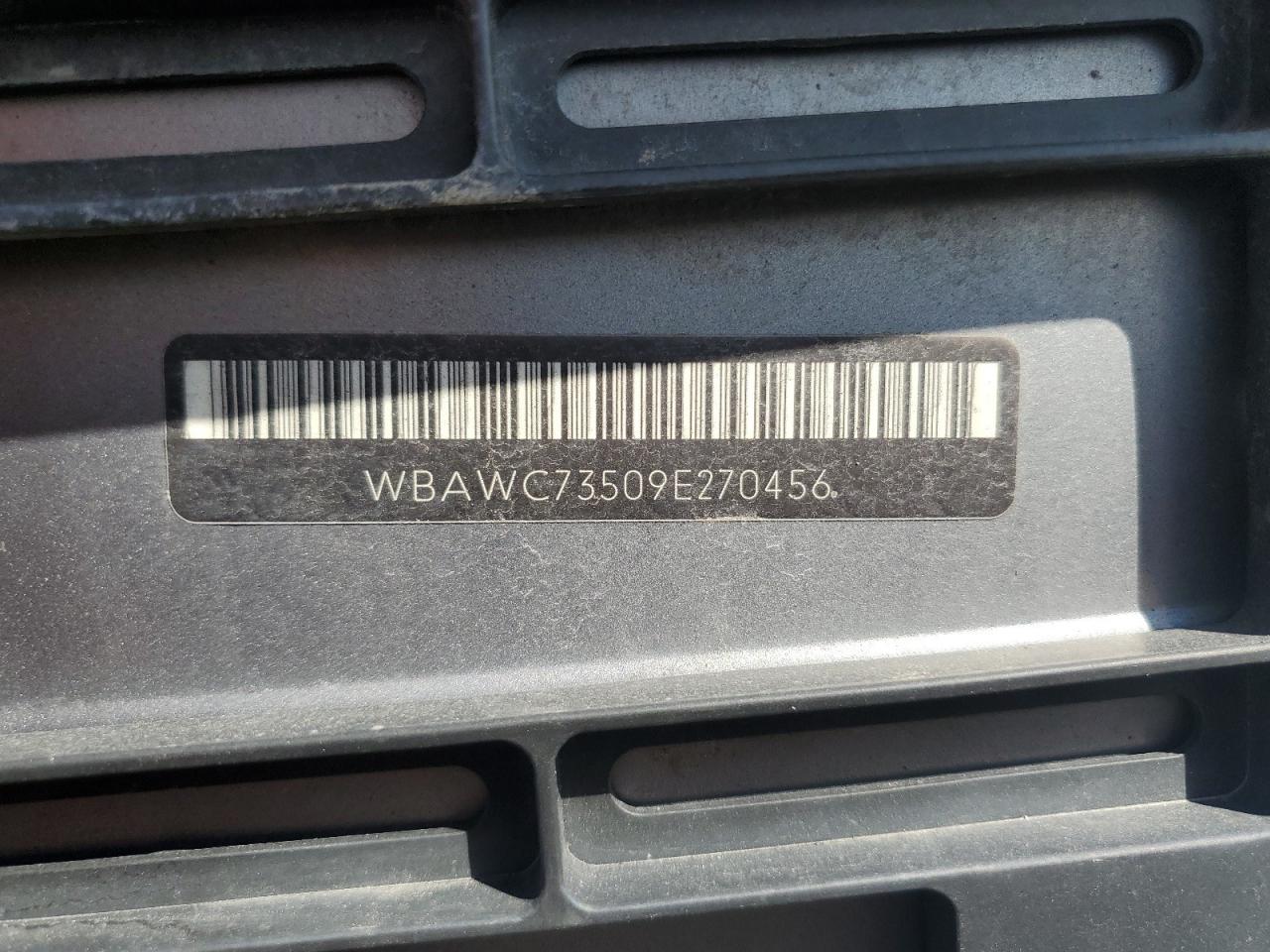 2009 BMW 335 Xi VIN: WBAWC73509E270456 Lot: 61597224