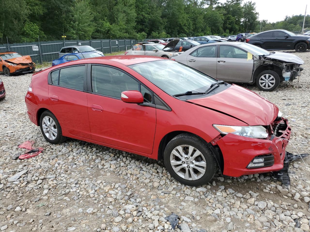 2013 Honda Insight Ex VIN: JHMZE2H70DS003396 Lot: 66235854