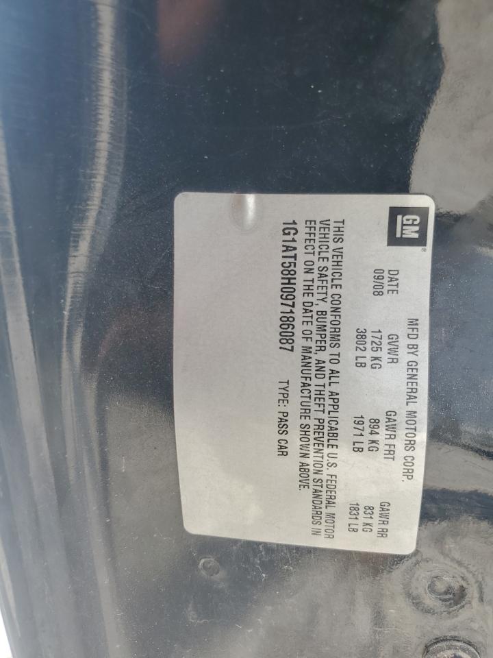 2009 Chevrolet Cobalt Lt VIN: 1G1AT58H097186087 Lot: 68686124