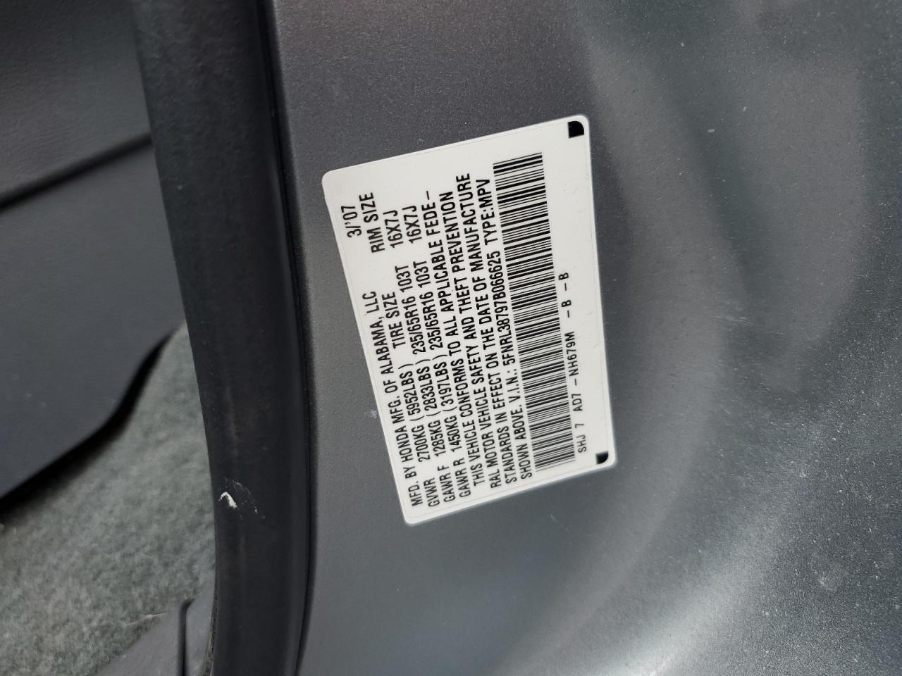 2007 Honda Odyssey - Image 13