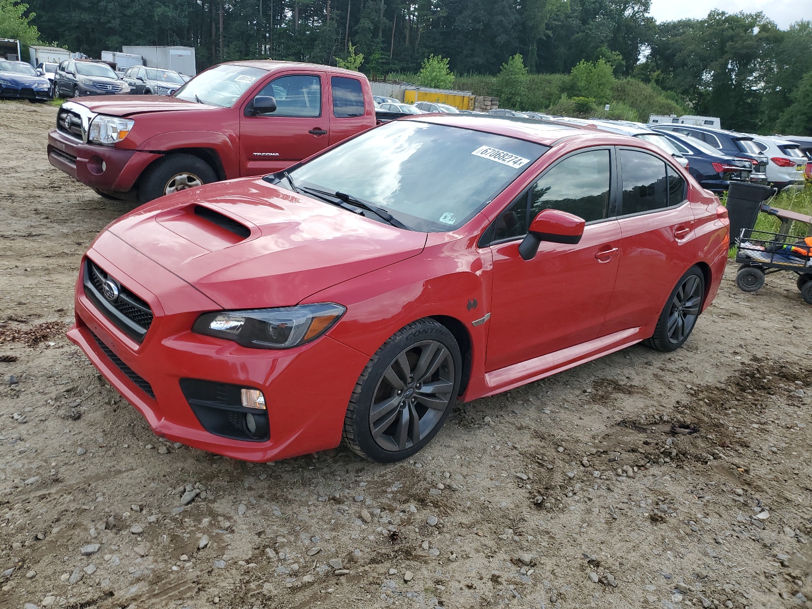 2016 Subaru Wrx Limited vin: JF1VA1J67G8829788