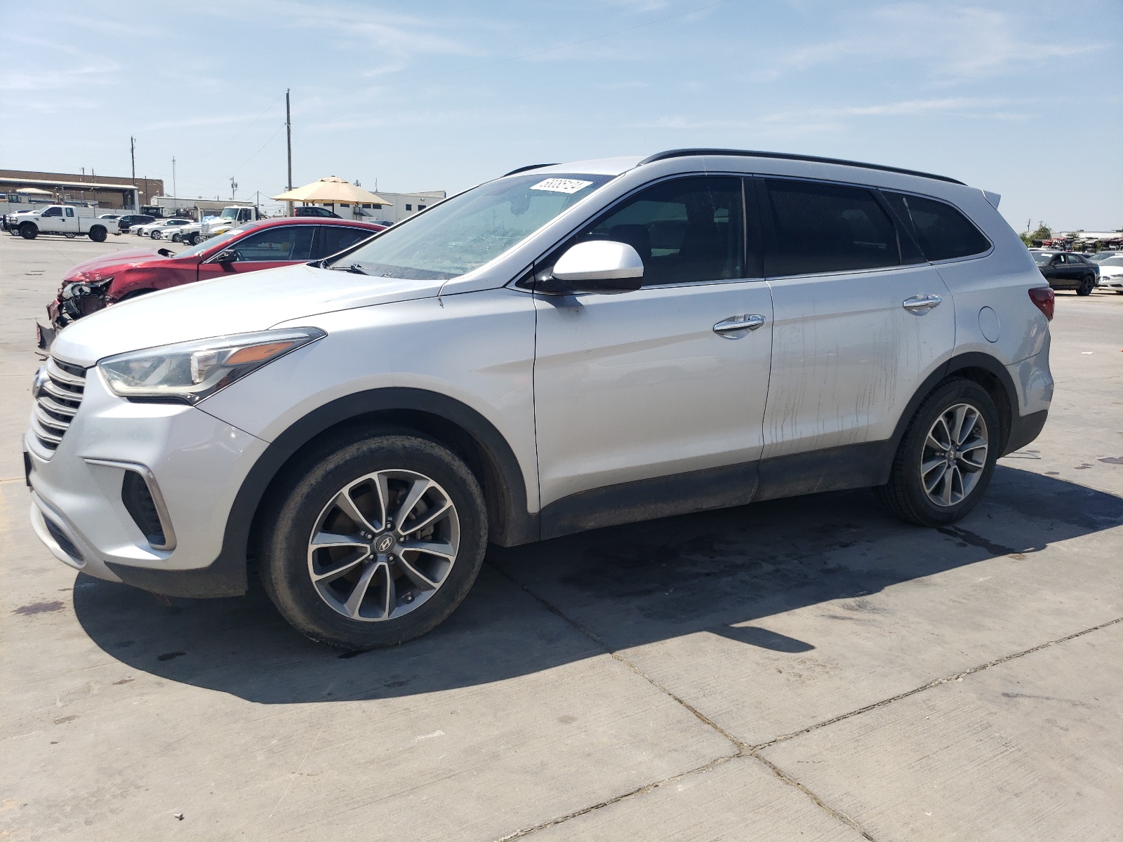 KM8SM4HF7HU181322 2017 Hyundai Santa Fe Se