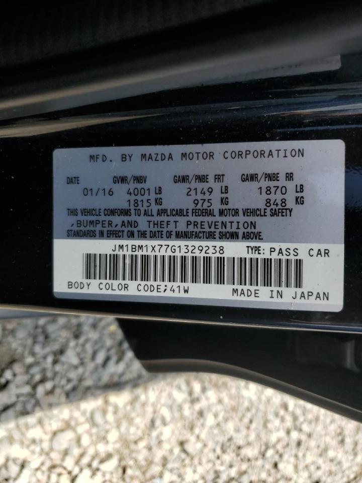 2016 Mazda 3 Grand Touring VIN: JM1BM1X77G1329238 Lot: 66536354