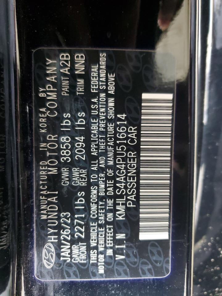 2023 Hyundai Elantra Sel VIN: KMHLS4AG4PU516614 Lot: 66692054