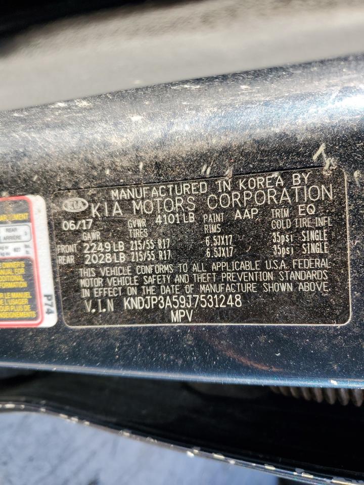 2018 Kia Soul + VIN: KNDJP3A59J7531248 Lot: 67129734