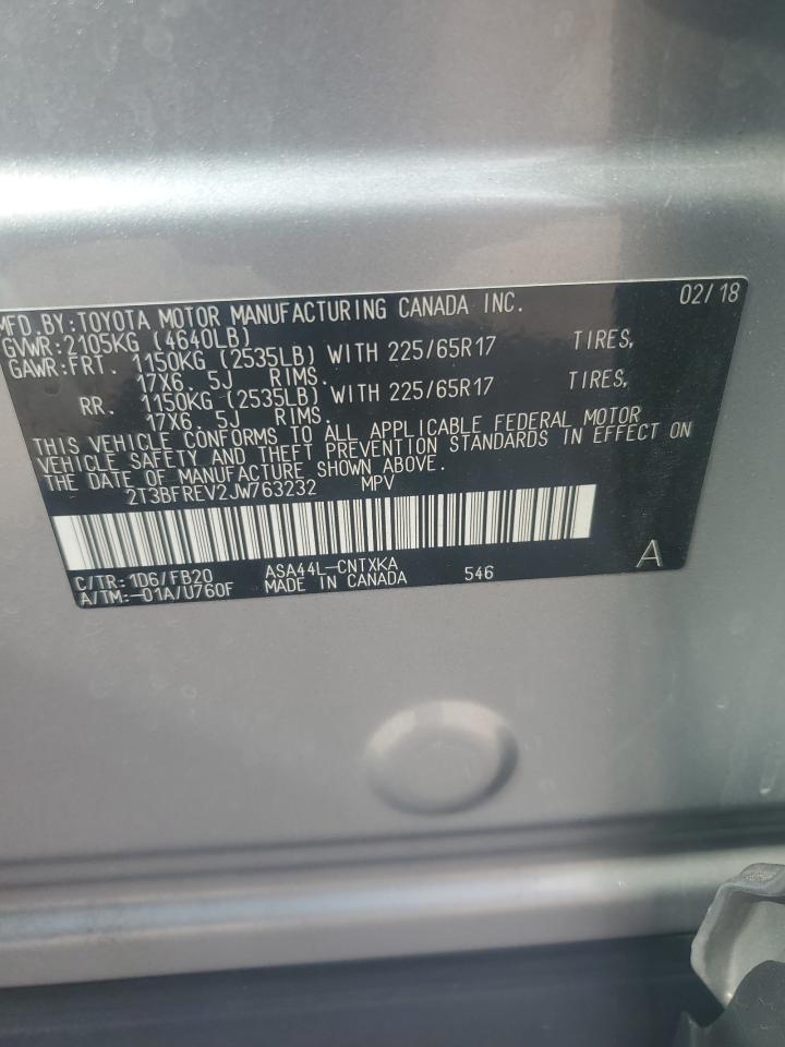 2T3BFREV2JW763232 2018 TOYOTA RAV 4 - Image 13