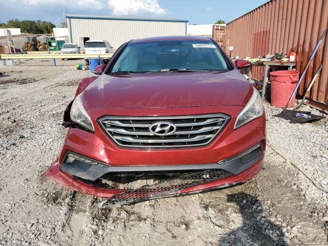  HYUNDAI SONATA 2016 Czerwony