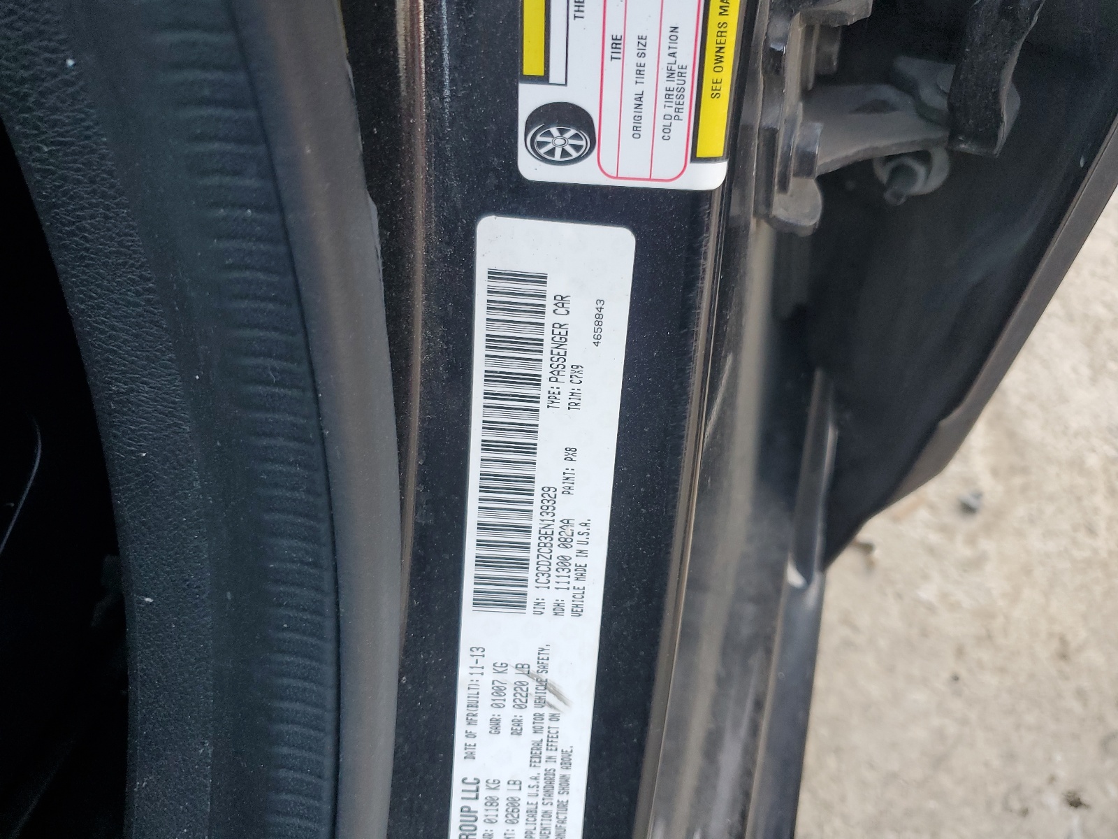 1C3CDZCB3EN139329 2014 Dodge Avenger Sxt