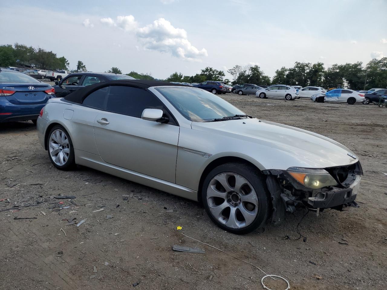 2007 BMW 650 I VIN: WBAEK135X7CN83874 Lot: 66446284