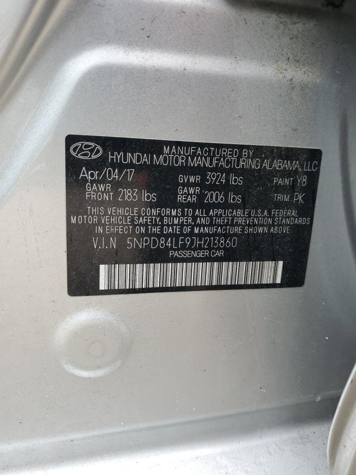 2018 Hyundai Elantra Sel VIN: 5NPD84LF9JH213860 Lot: 64763774