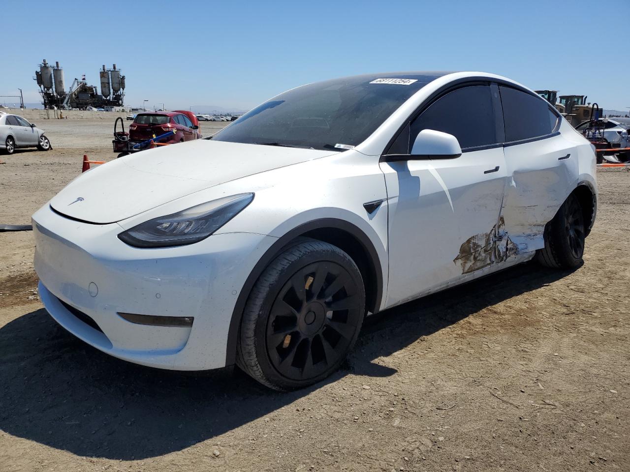 5YJYGAEE8MF143648 2021 TESLA MODEL Y - Image 1