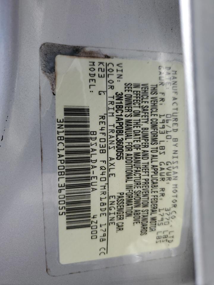 2011 Nissan Versa S VIN: 3N1BC1AP0BL360055 Lot: 65942904