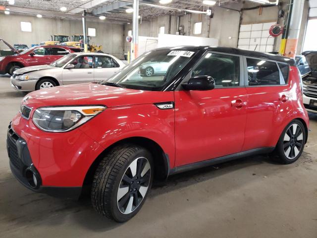  KIA SOUL 2016 Czerwony