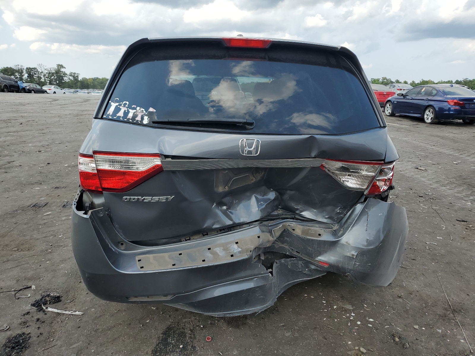 5FNRL5H62CB100742 2012 Honda Odyssey Exl