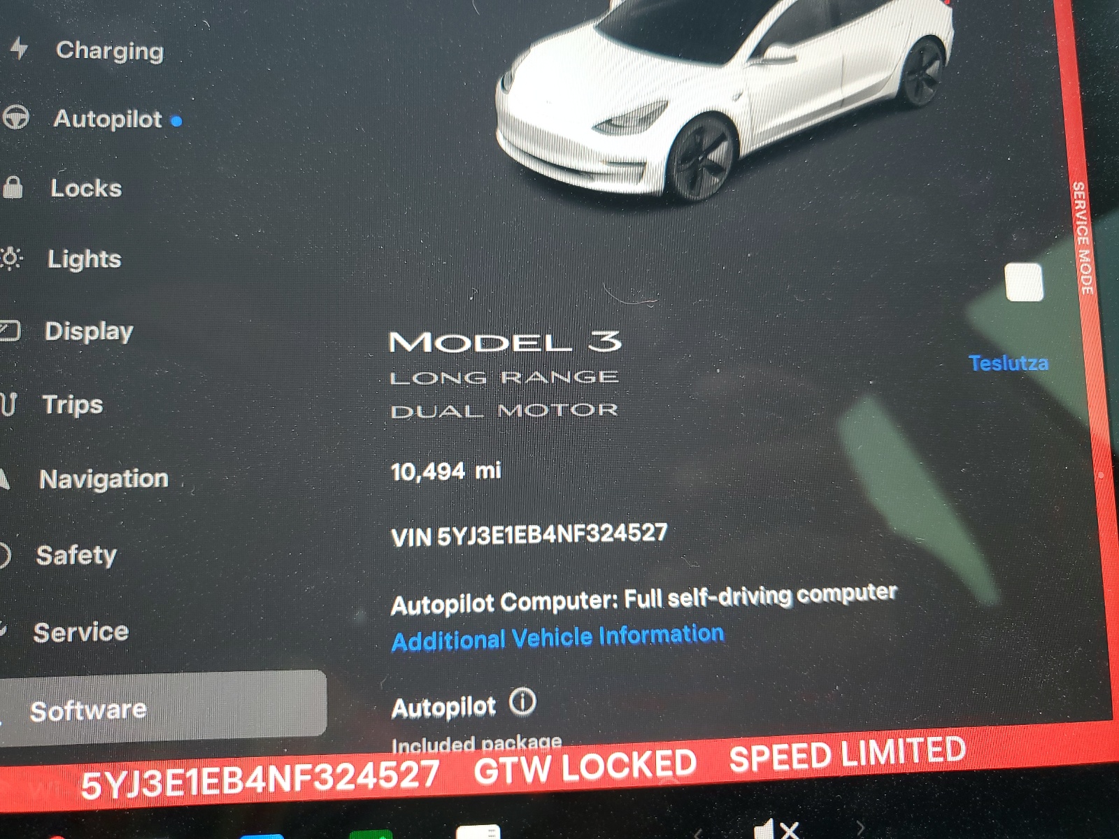 5YJ3E1EB4NF324527 2022 Tesla Model 3