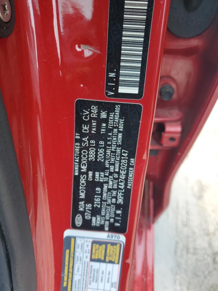 2017 Kia Forte Lx VIN: 3KPFL4A74HE028147 Lot: 67396144