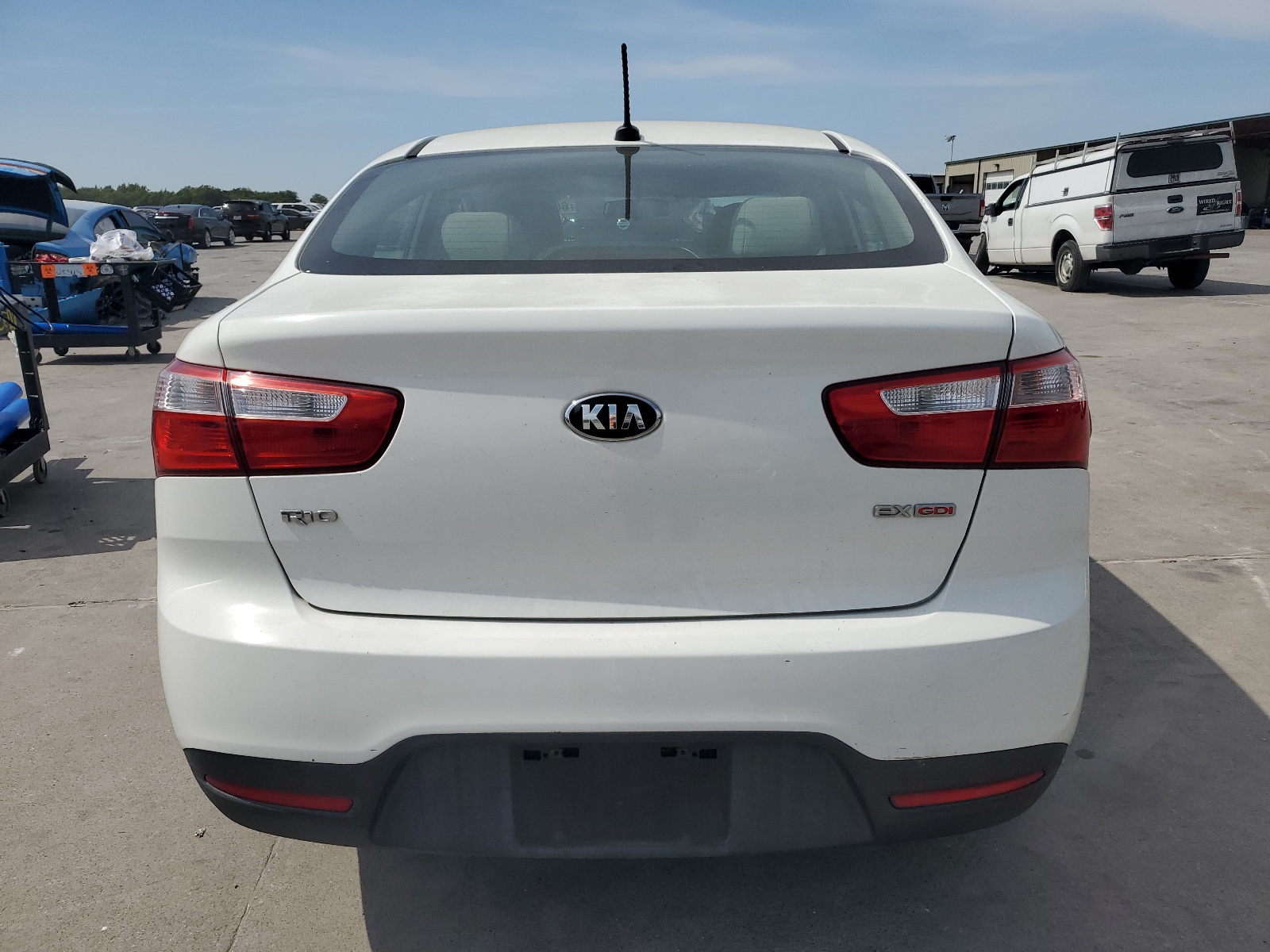 KNADN4A38E6419881 2014 Kia Rio Ex