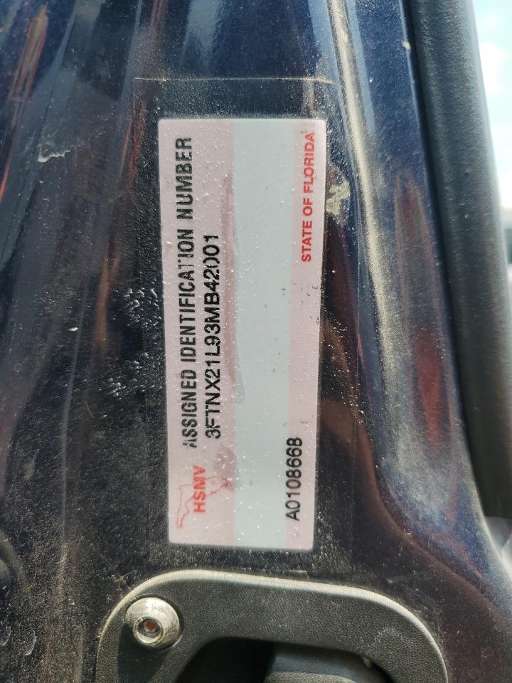 2003 Ford F250 Super Duty VIN: 3FTNX21L93MB42001 Lot: 67769284