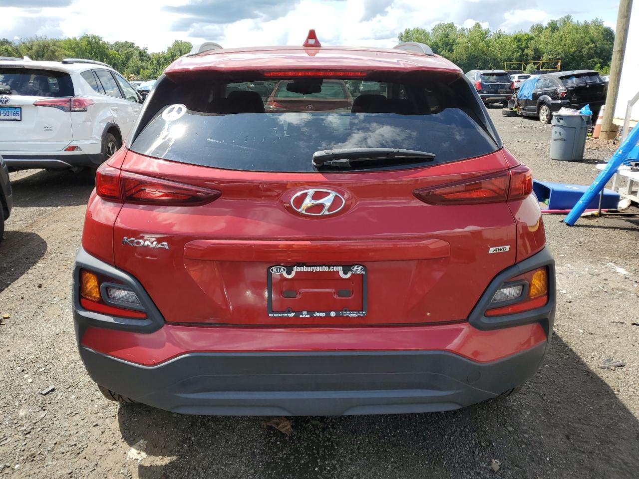 2019 Hyundai Kona Sel VIN: KM8K6CAA6KU356427 Lot: 68049904