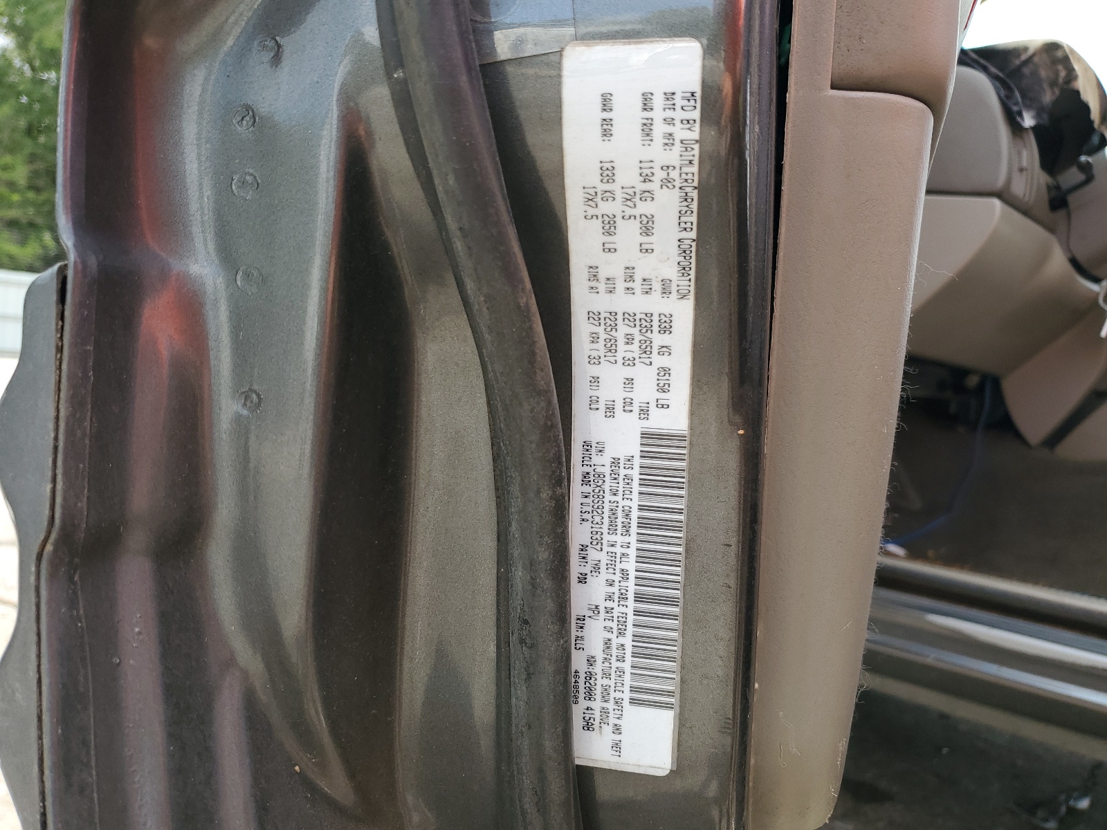 1J8GX58S92C316357 2002 Jeep Grand Cherokee Limited