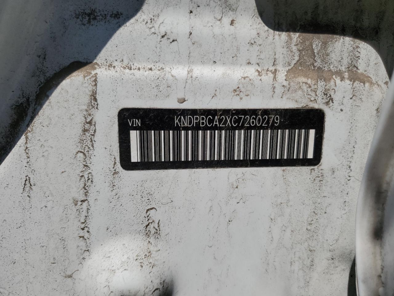 2012 Kia Sportage Lx VIN: KNDPBCA2XC7260279 Lot: 64956524