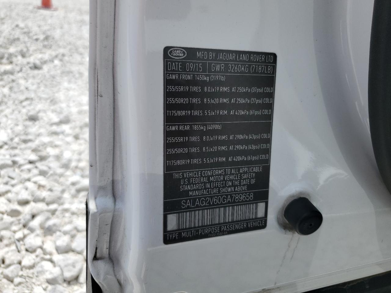 2016 Land Rover Lr4 Hse VIN: SALAG2V60GA789658 Lot: 66599724
