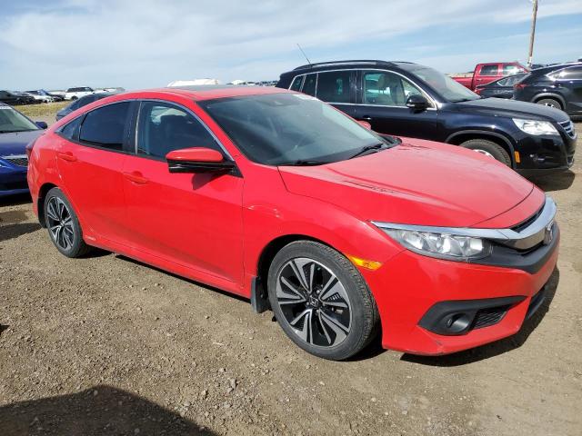 Sedans HONDA CIVIC 2017 Czerwony