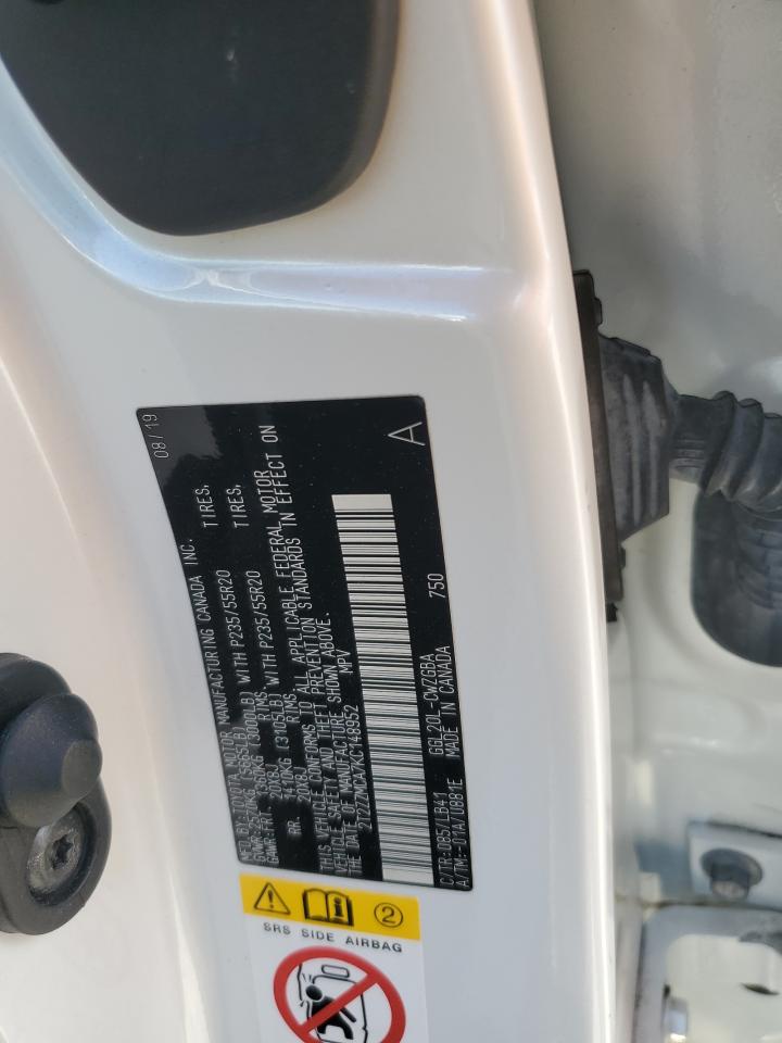 2018 Lexus Rx 350 Base VIN: 2T2ZZMCA7KC148952 Lot: 67781674