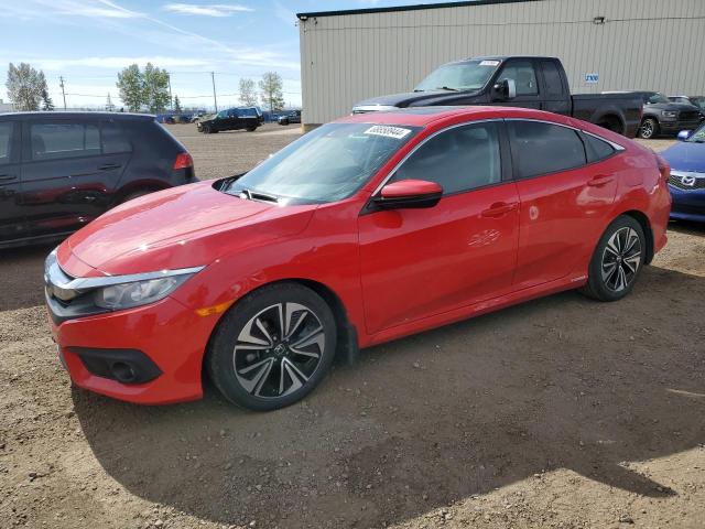 Sedans HONDA CIVIC 2017 Czerwony