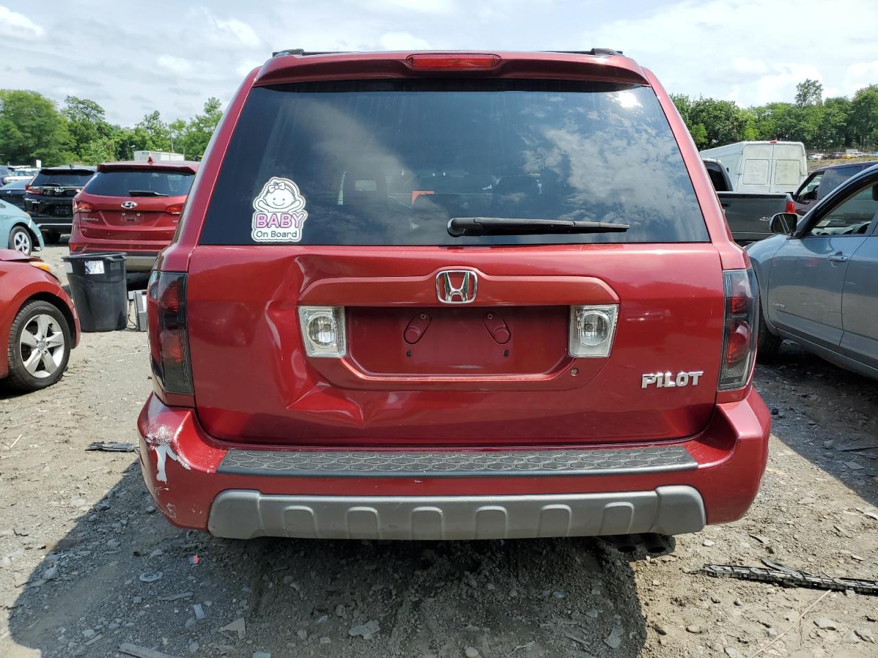 2005 Honda Pilot Exl VIN: 5FNYF18595B065915 Lot: 65799024