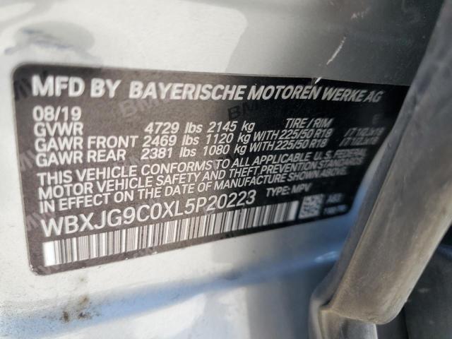 WBXJG9C0XL5P20223 BMW X1 XDRIVE2 13