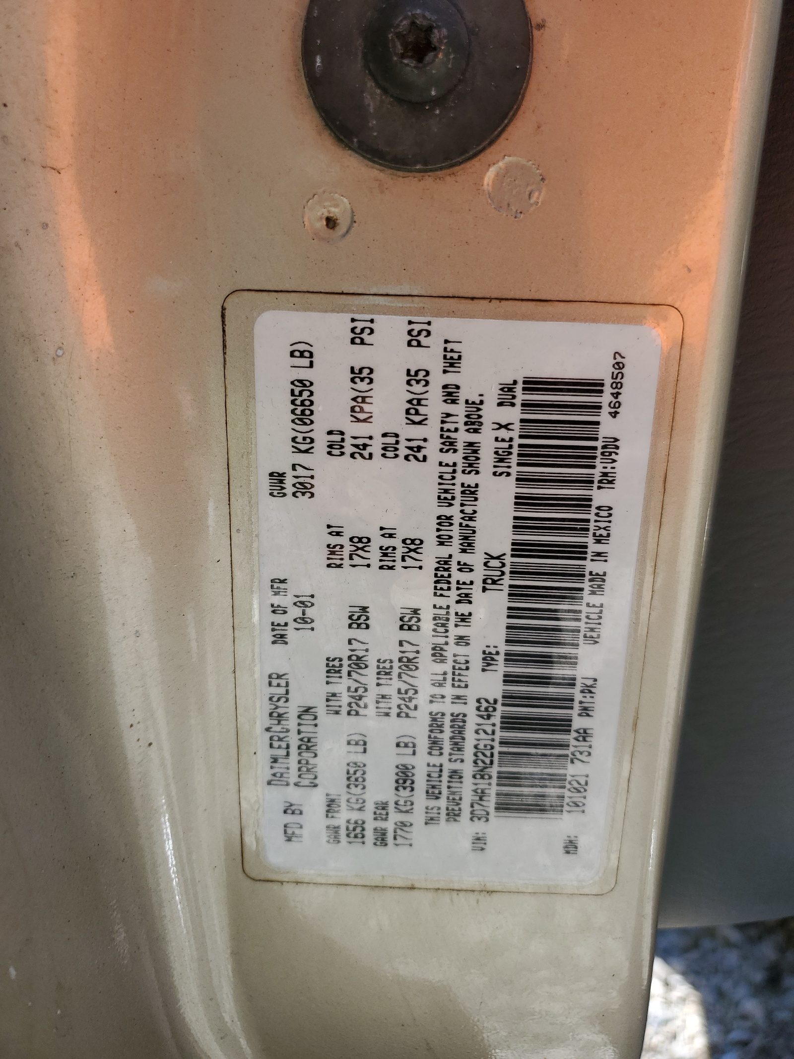 3D7HA18N22G121462 2002 Dodge Ram 1500