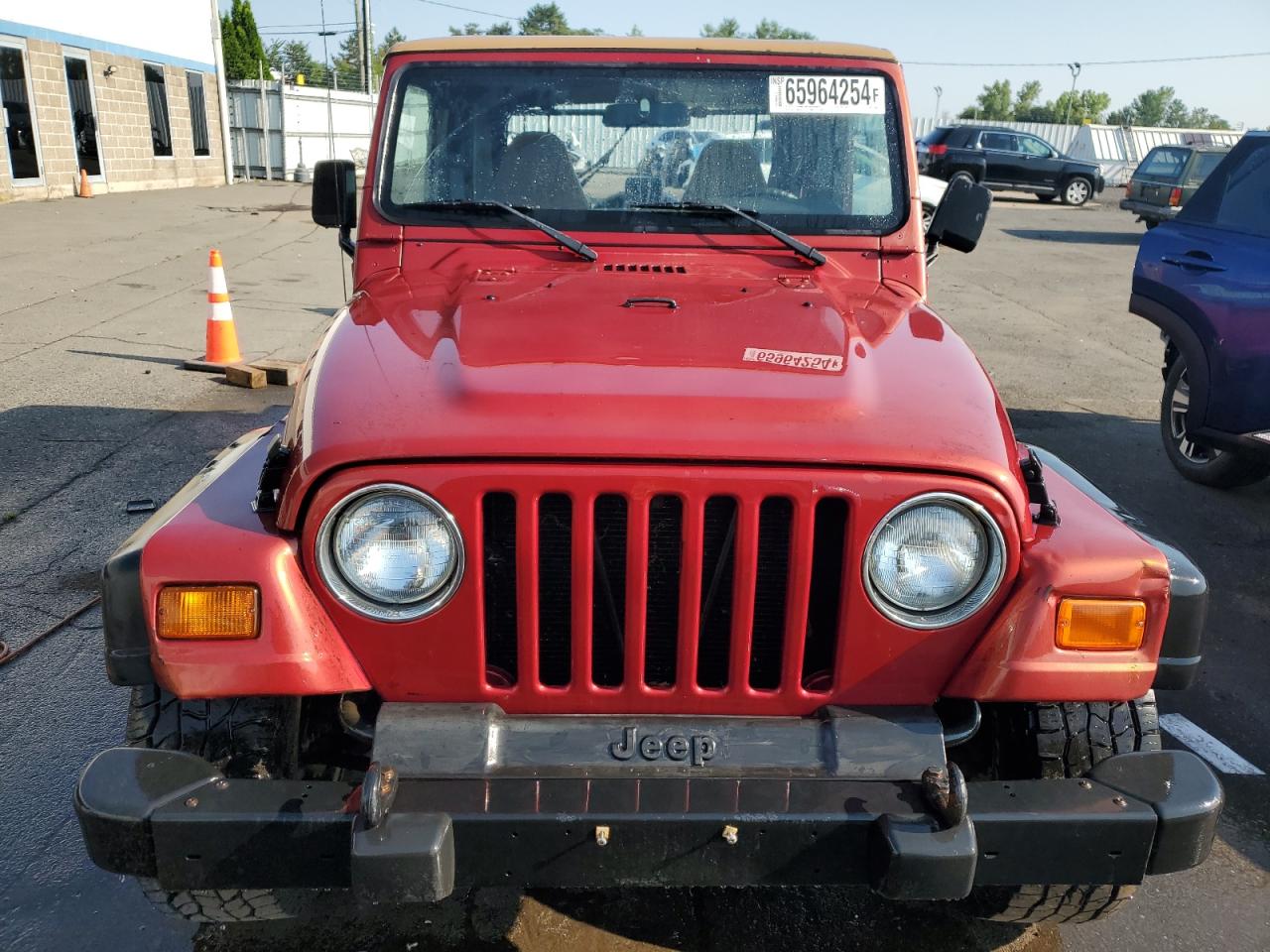 1998 Jeep Wrangler / Tj Sport VIN: 1J4FY19S8WP741892 Lot: 65964254