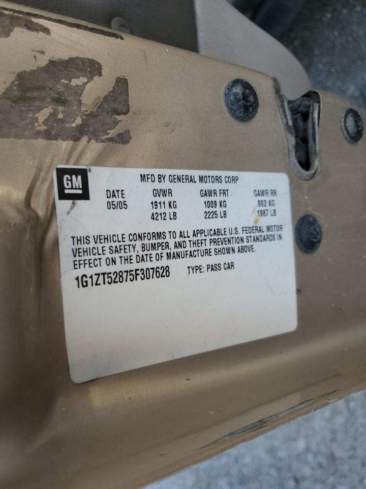 2005 Chevrolet Malibu Ls VIN: 1G1ZT52875F307628 Lot: 68139634