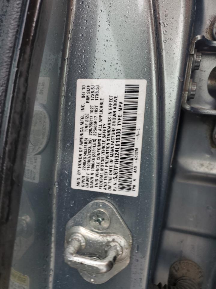 2010 Honda Accord Crosstour Ex VIN: 5J6TF1H32AL010300 Lot: 65314364