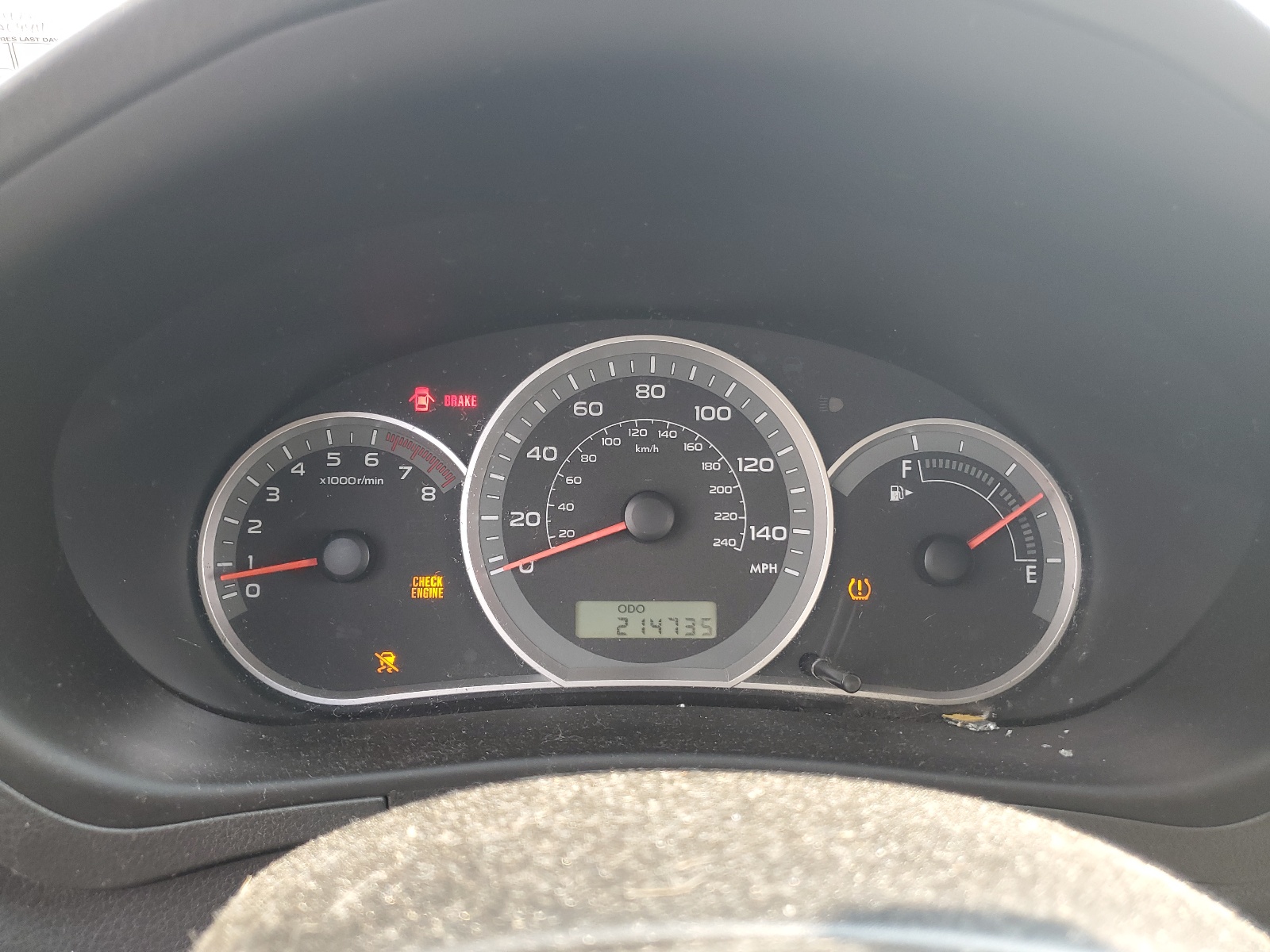 JF1GE61698G521975 2008 Subaru Impreza 2.5I